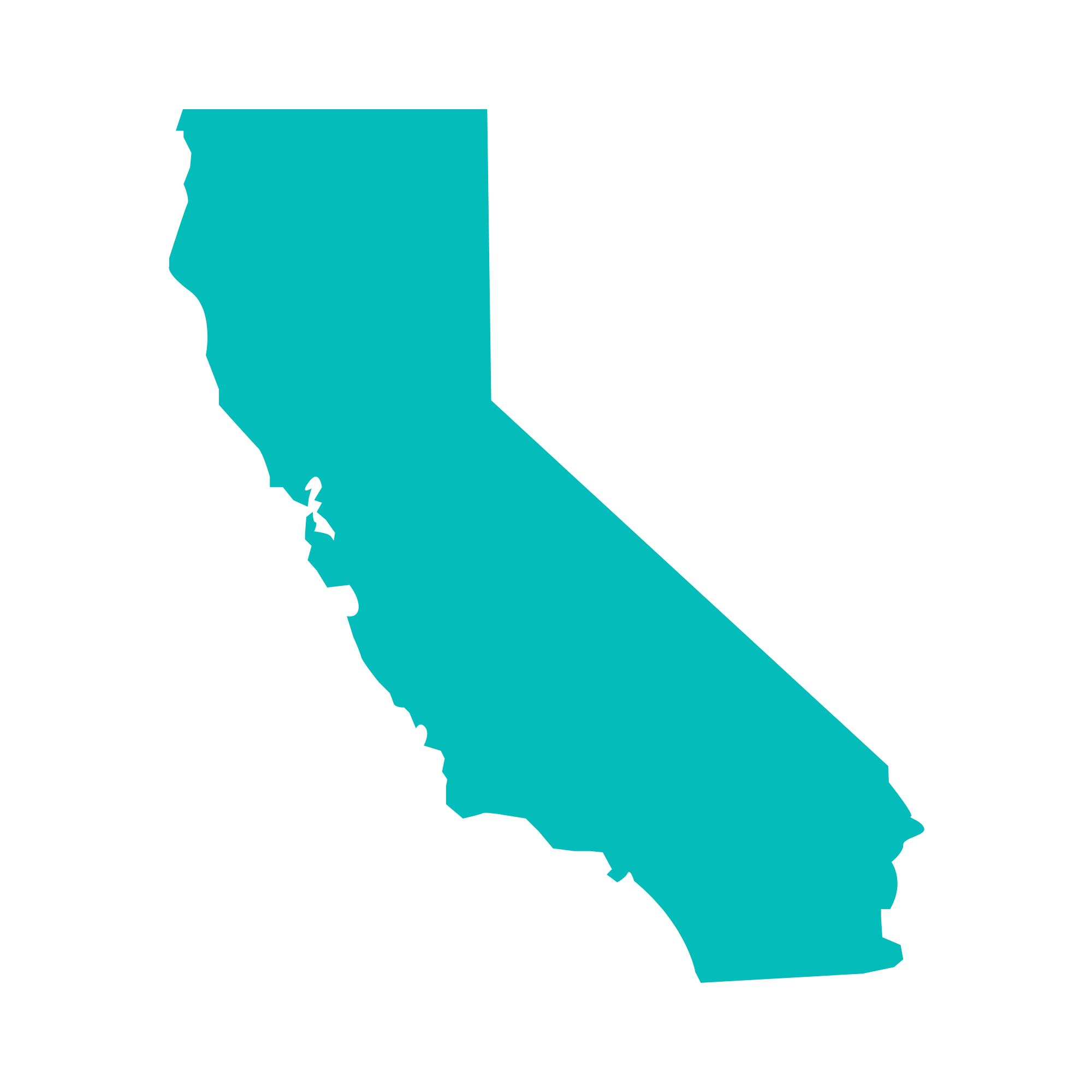 map of california