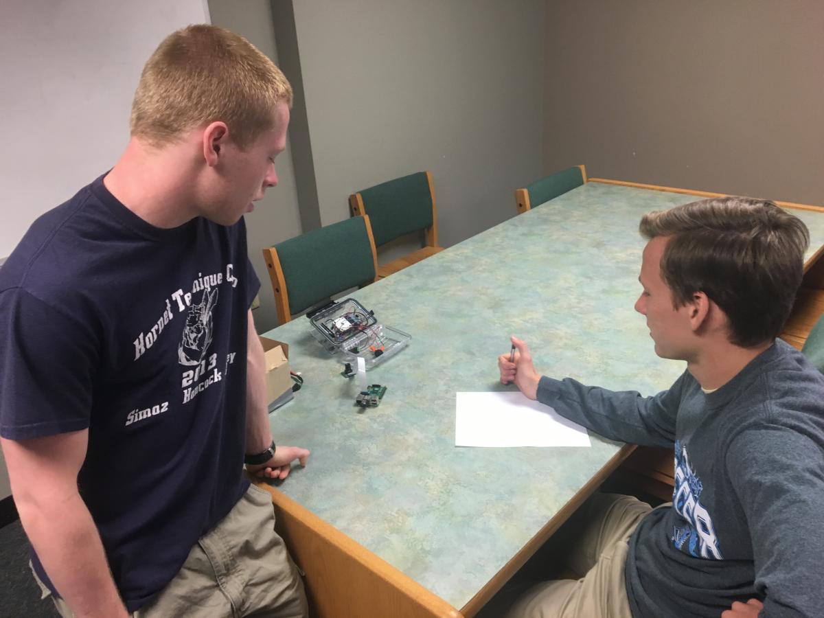 [Garrett and Kepler working on OCR]