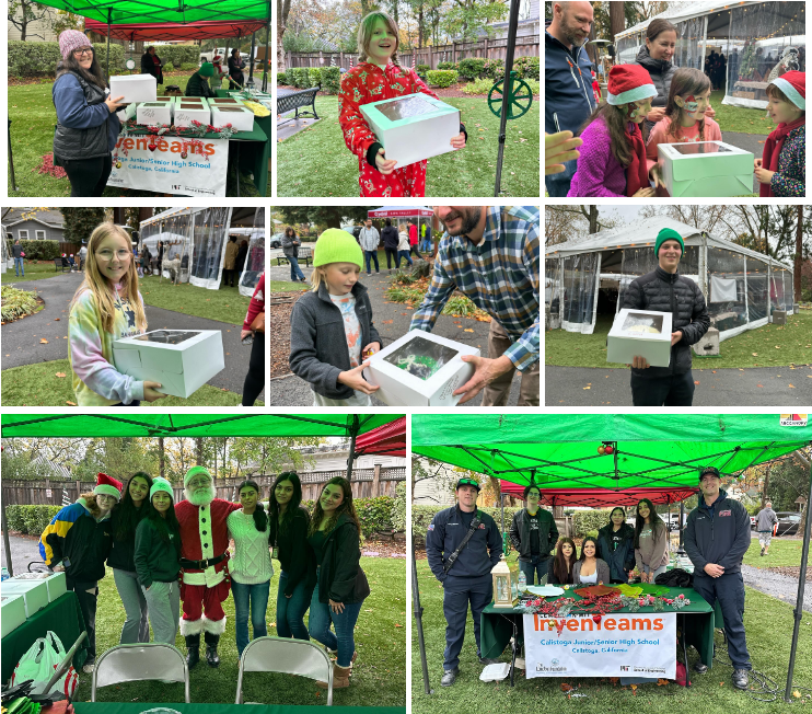 Holiday Cake Walk Fundraiser at the Calistoga Christmas Fair