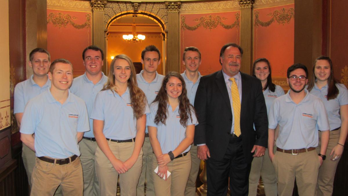 [The team with State Representative Tom Cochran]