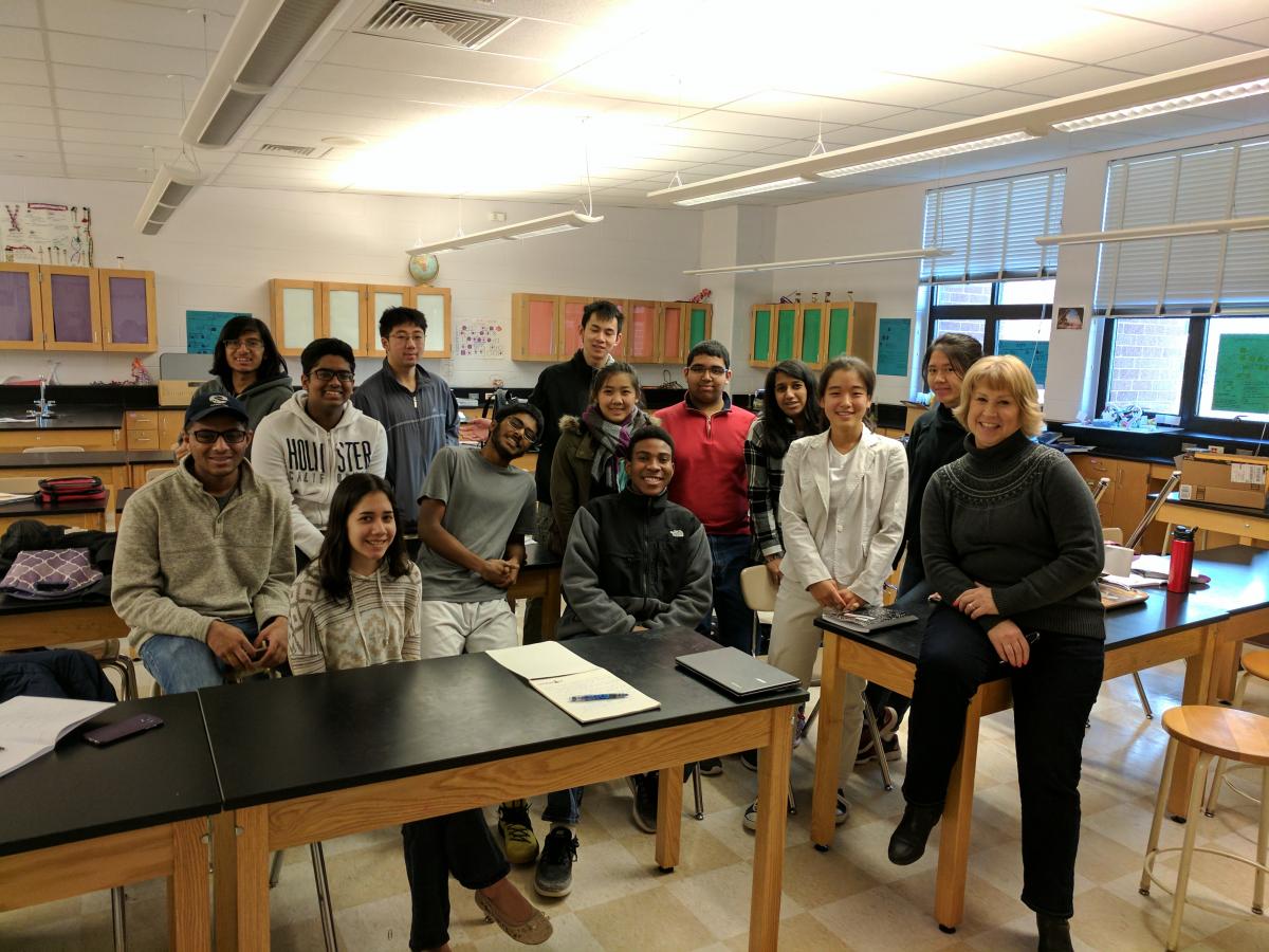 Our visit with Ms. Susan Kramek, our school’s vision specialist
