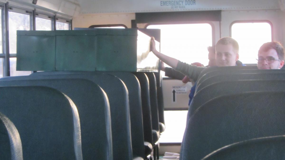 [Getting inventive in transporting our lockers]
