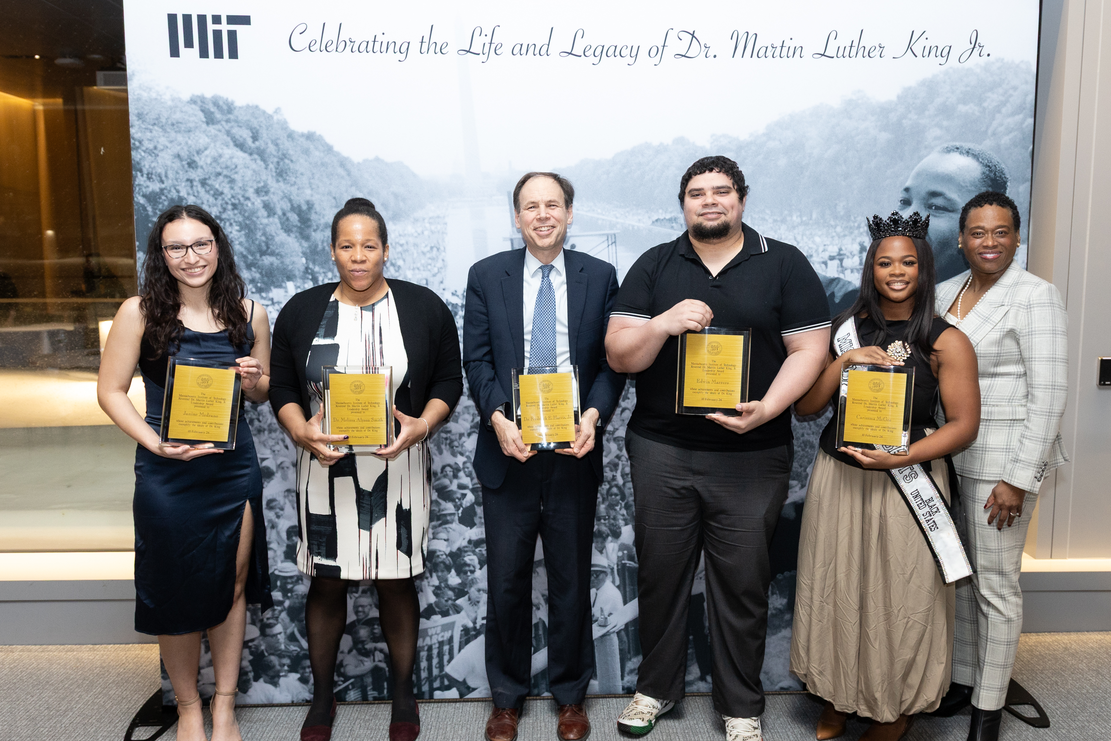 Picture of the group of MLK Award recipients