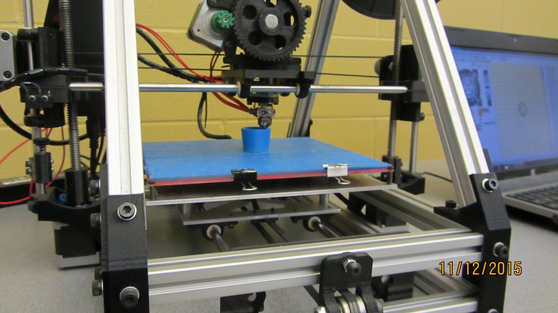 [Printing the connection point, or funnel, to connect to the dial]