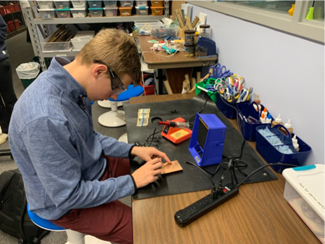 Tech member makes circuit