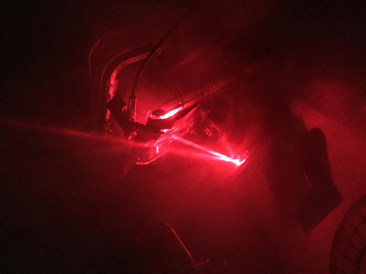 [Working on the laser technology]