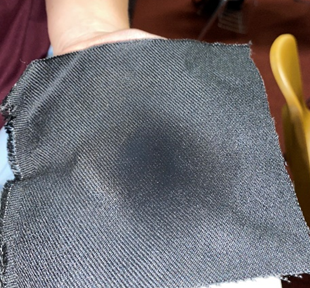 result of burn test