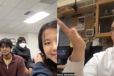 The Mira Loma High School InvenTeam Meets With Mentor, Mark Westlake
