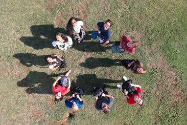 All Members looking up.